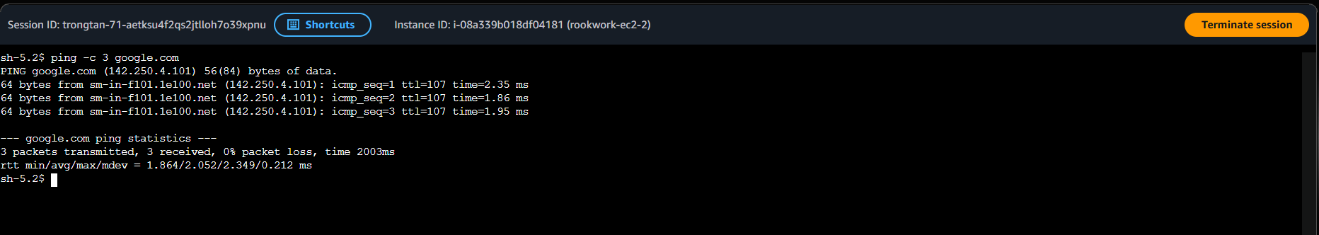 Environment Check Completed successfully