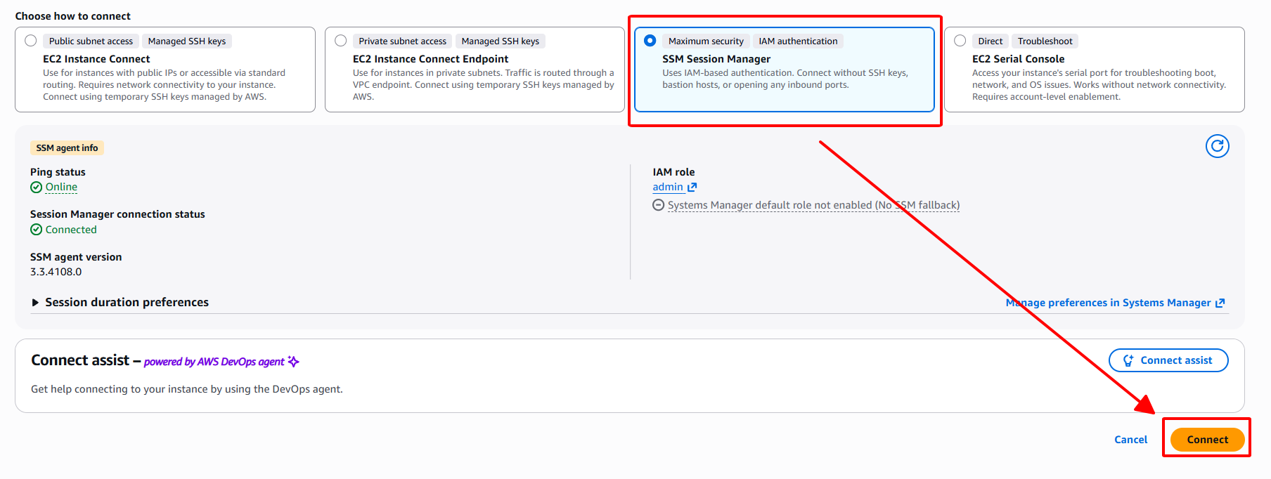 Connect to EC2 - Step 2