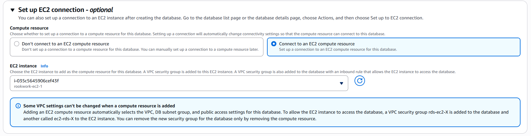 Create RDS - Step 3